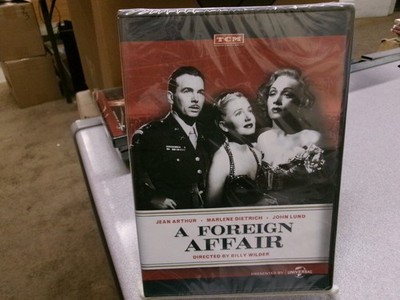A Foreign Affair, Very Good DVD, Marlene Dietrich,Jean Arthur,John Lund, Billy W