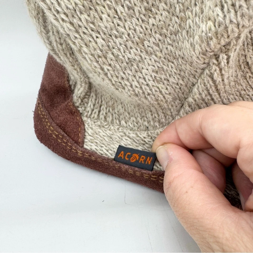 Calcetines de lana Acorn The Astronaut's en beige tostado jaspeado talla M (9-10) Foto 2 de 4