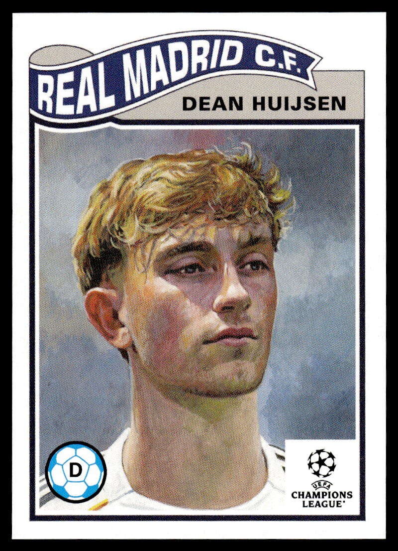 Dean Huijsen 2025 Topps Living Set #811 Real Madrid