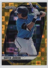 2025 Panini Prizm Premium Box Set Gold Prizm 3/4 Carter Johnson #91 13ql