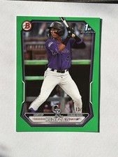 2026 Bowman Baseball Wilder Dalis 1st Paper  Green 13/99 #BP-150 Rockies