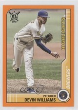 2021 Topps Big League Highlights Orange Devin Williams #291 w7v