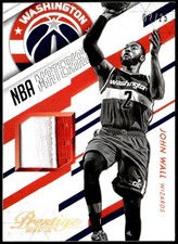 2015-16 Panini Prestige #NBM-JW John Wall NBA Materials Prime Patch #/25 E1