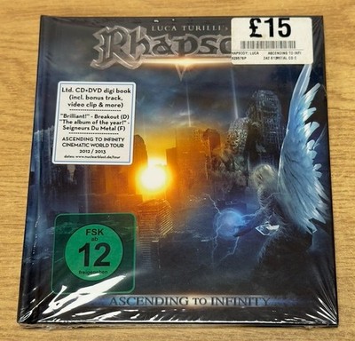 Luca Turilli's Rhapsody  Ascending To Infinity (2012) CD DVD Digibook NEW SEALED