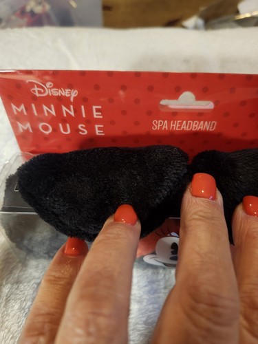 Cerchietto Spa Disney Minnie Mouse Rosso Nero Bianco - Foto 2 di 7