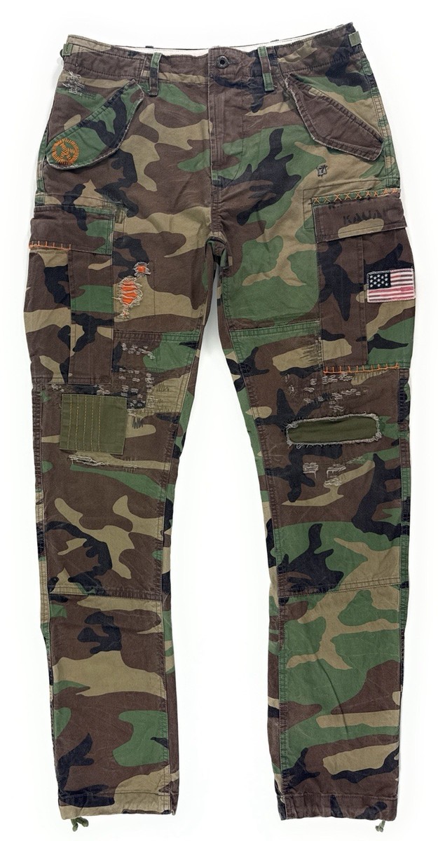 Polo Ralph Lauren Kauai Camo Cargo Utility Field Pants Sz 32x32