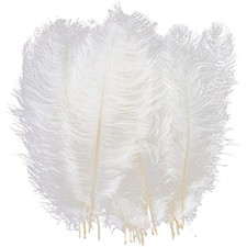 10-12 inch 25-30cm natural ostrich feathers for wedding centerpieces