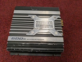 Kenwood KAC 849 Amplificatore Auto 4/3/2 Canali 600W Max NON TESTATO/Ricambi o Riparazione