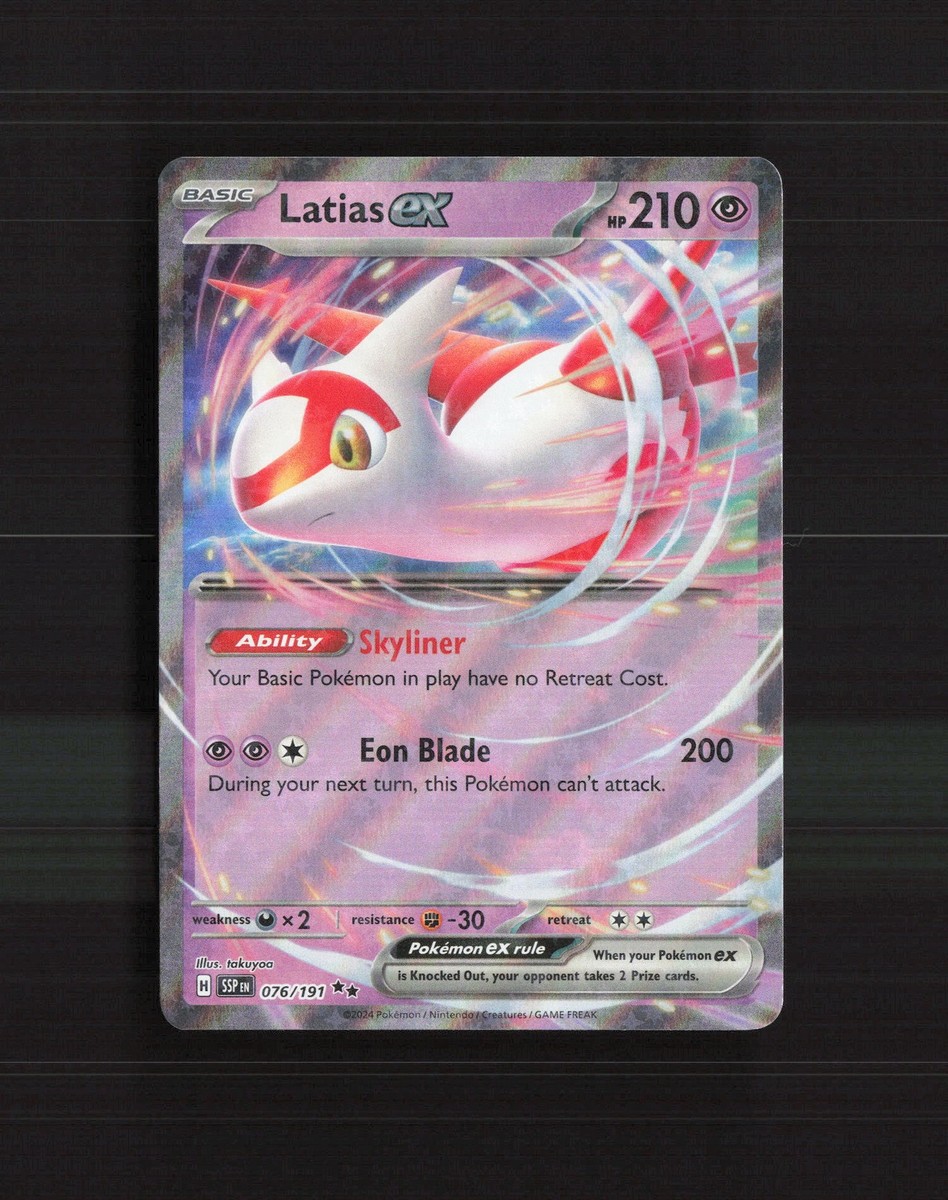 076 191 pokemon card Amazon.com: Pokemon - Latias ex 076/191