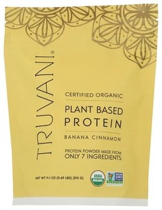 Truvani Vegan Pea Protein Powder | Banana Cinnamon | 20g Organic Plant Based Pro