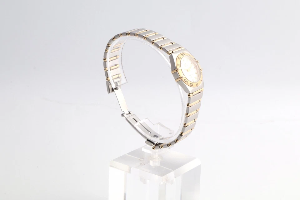 Omega Constellation Two Tone Quartz 24mm Steel Women's Watch - Image 4 of 4