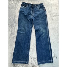 Sergio Valente Vintage Mens 80s Straight Leg Dark Wash Jeans Blue Size 36x36