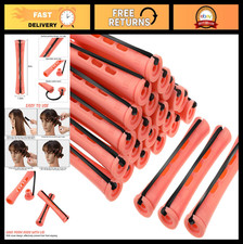 60 Pcs Short Perm Rods for Natural Hair - Non-Slip Plastic Cold Wave Kit, 0.5 In