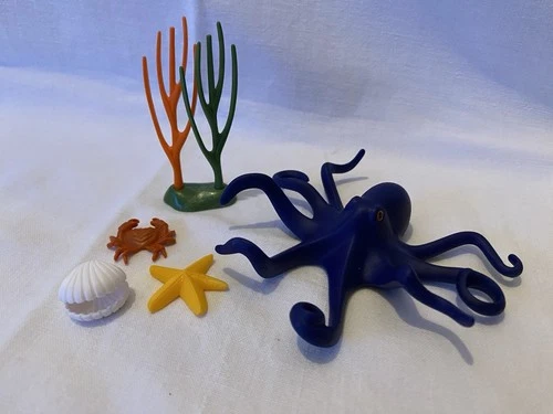 Playmobil octopus shell starfish oceans seabed pirate island zoo