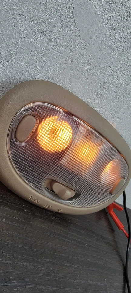 2001-2007 Sequoia 2004-2006 Tundra Overhead Rear Center Dome Map Light OEM - Image 2 of 4