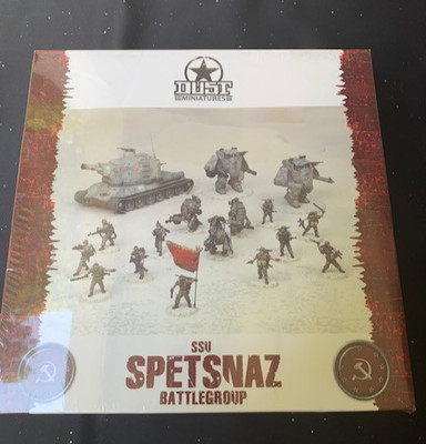DUST TACTICS 1947 Warfare SSU Spetsnaz Battlegroup New Babylon Kickstarter OOP