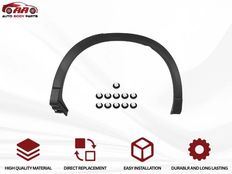 Driver Side Fits 2017-2021 Mazda CX-5 Left Rear Wheel Arch Flare Molding Trim - Image 4 of 4