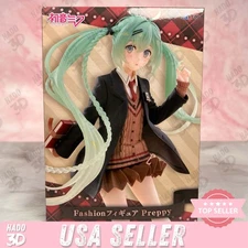 Hatsune Miku Preppy Miku Fashion Figure Prep Miku Ver. TAITO Prize Japan NEW