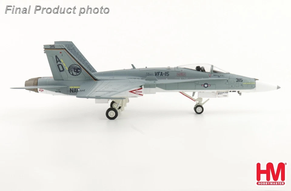 Hobby Master 1/72 F/A-18C VFA-15 Retro TAC Demo Jet VFA-106 Gladiators HA3590 - Image 4 of 4