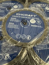 Khcraft 7 1/4” Circular Saw Blade Lot (5) New 