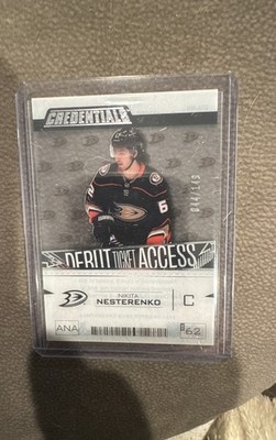 2023-24 UD Credentials - Debut Ticket Access Acetate Nikita Nesterenko /149