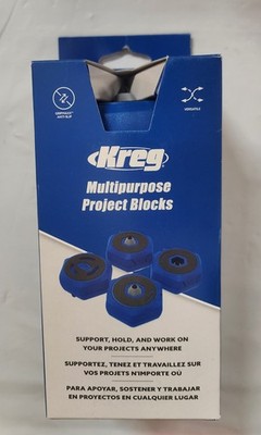Kreg Multipurpose Project Blocks Support Hold Work Finish Sand Rout Elevate NIB