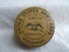 civil war union us u.s. army united states army caps tin box container musket