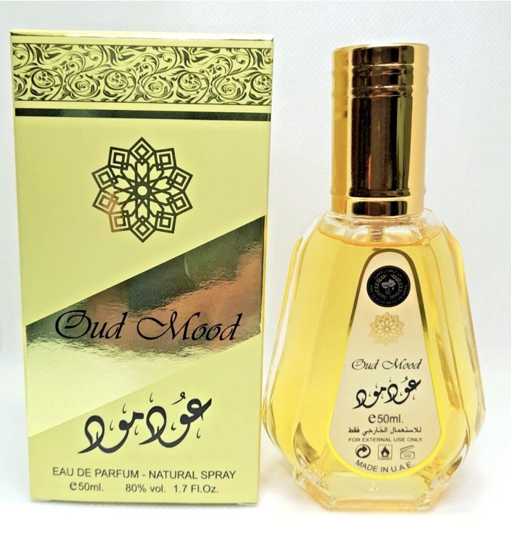 OUD MOOD E D PARFUM NATURAL SPRAY 50ML Arabian Fragrance ORIGINAL