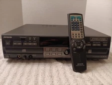 Aiwa Dual CD Recorder/Player w/Remote Tested (XC-RW700) 
