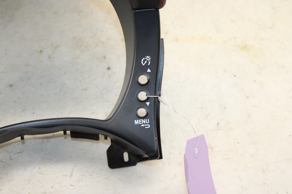 Fiat 500 Abarth 2012-2019 velocímetro bisel moldura OEM LY55 Foto 3 de 4