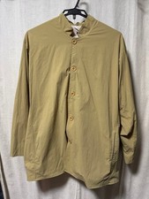 nanamica Beige Band Collar Jacket M Size Mesh Lining