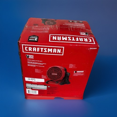 #ad Craftsman V20 Cordless Jobsite Fan CMCE001B Adjustable Tilt Indoor Outdoor Red $45.50