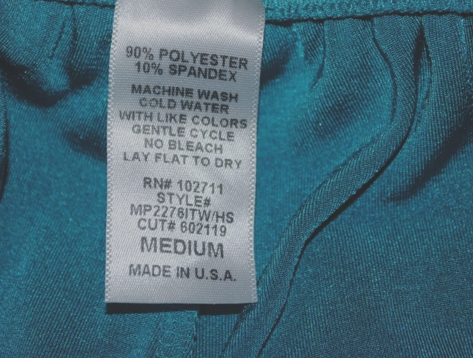 Carolyn Strauss Women's Pull On Slinky Knit Turquois Pants Size M - Image 3 of 3