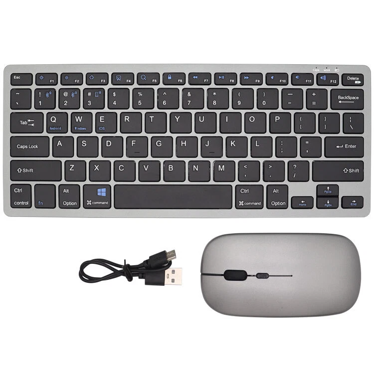 Wireless Slim Quiet Keyboard & Mouse Bluetooth 2.4Ghz Apple iMac Office Desktop - Image 4 of 4