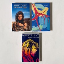 Robert Plant - Cassette Lot of 3 Shaken 'N Stirred - Manic Nirvana - Now and Zen
