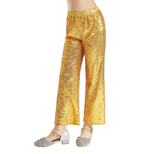 Kids Girls Dance Show Pants Party Trousers Ballet Bottoms Jazz Sweatpants Loose - Picture 15 of 87