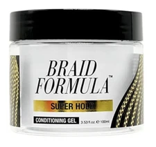 EBIN NEW YORK Braid Formula Conditioning Gel, Super Hold, 3.53 Oz No Residue