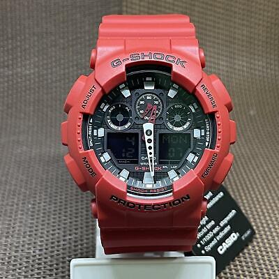 Casio G-Shock GA-100B-4A Standard Analog Digital Men's Watch ...