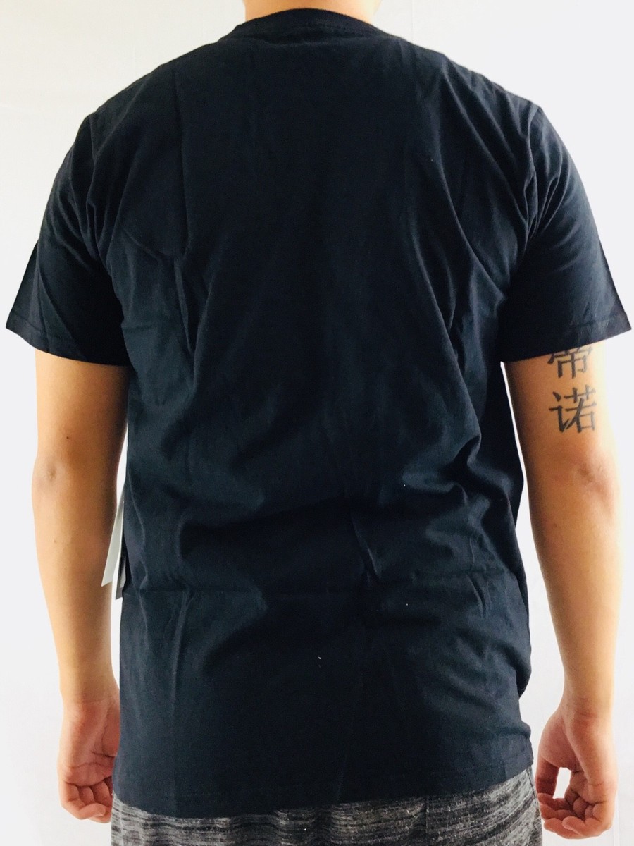 Adidas Men's Shirt Tee 3 Three Stripe Life Carded Black Adidas Men's Shirt Tee 3 Three Stripe Life Carded Black