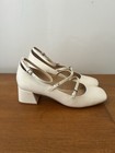 Dolce Vita White Patent Leather Mary Jane Shoes Meadow 2” Heals Size 10.5 — photo 1