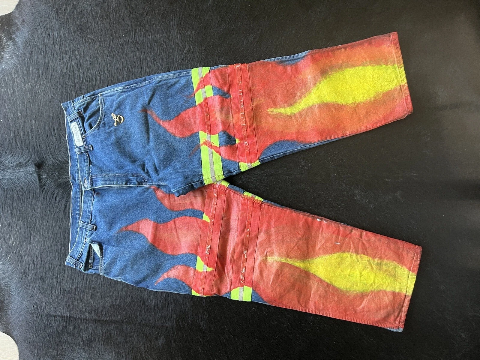 Custom Fire Flame Pants