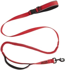 KONG Reflective Shock Absorbing Hands-Free Bungee Dog Leash 6' (Red)  NEW