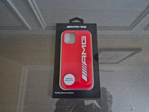 Genuine Mercedes Benz AMG Phone Case - Apple iPhone 12/12 Pro - Red