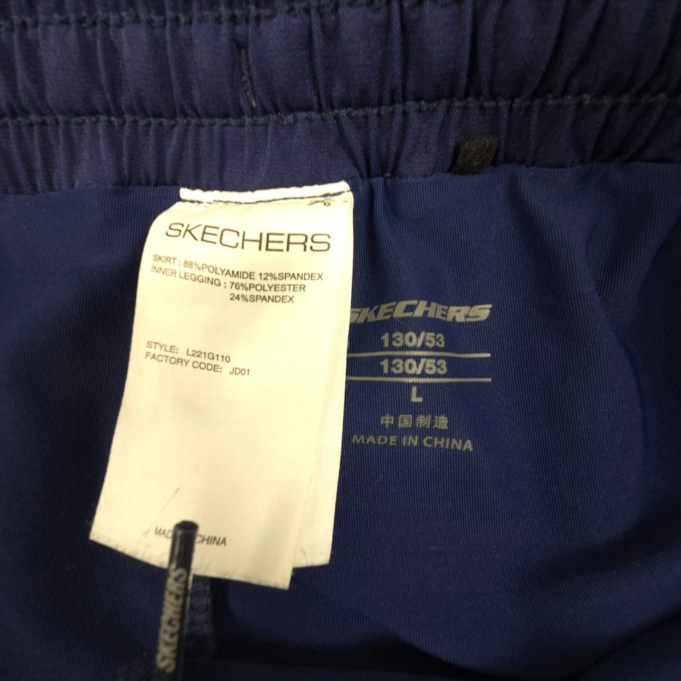 Falda Skechers Niños GRANDE Azul Ropa Activa Ligera Informal Algodón Logo Talla L Foto 4 de 4