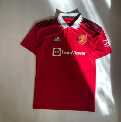 adidas Manchester United 22/23 Home Men's M Size Jersey - Red