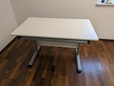 Paidi Schreibtisch Kinderschreibtisch 70x 120 höhenverstellbar, weiß