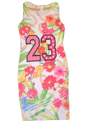 23 Flower And Chain Design Fitted Dress | eBay 23 Flower And Chain Design Fitted Dress | eBay