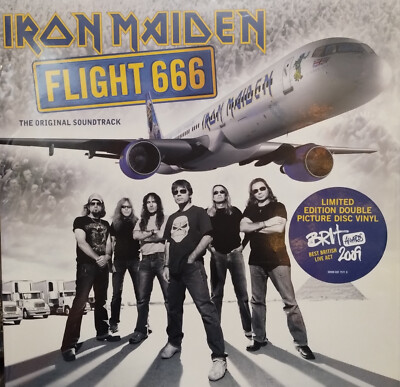 Iron Maiden ‎'' Flight 666 '' 2LP, Picture + Limited Deluxe DVD