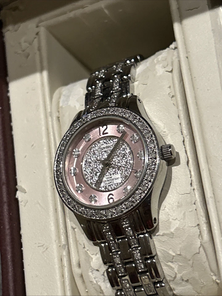Ingersoll Diamond IG0218DM relógio feminino de luxo fabricado na Suíça na caixa e papéis - Imagem 4 de 4