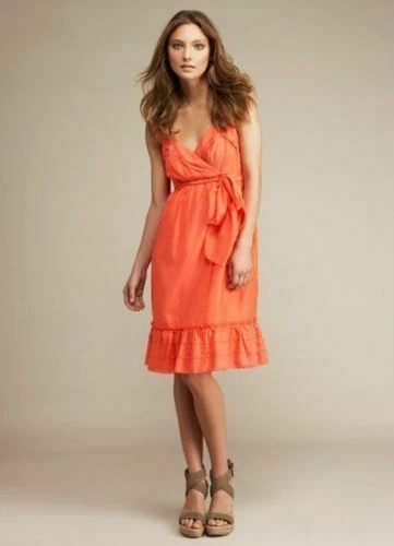 Regular 100% Cotton Wrap Dresses for Women